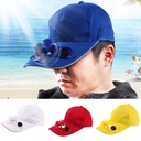 Cooling Cap, Solar Powered Battery Rechargeable Fanny Cap/  قبعه تعمل بالشحن