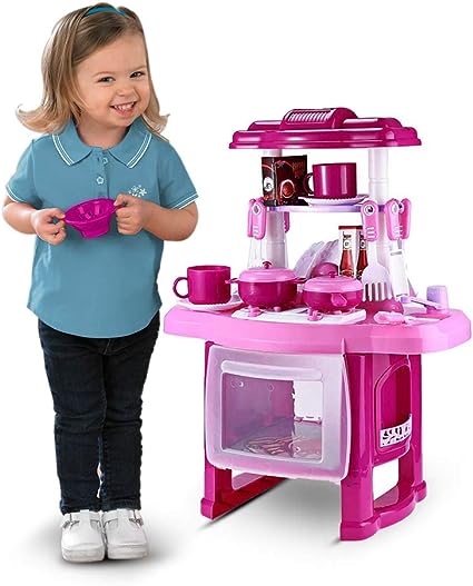CHILDREN'S KITCHEN WITH ACCESSORIES/مطابخ الأطفال بالإكسسوارات