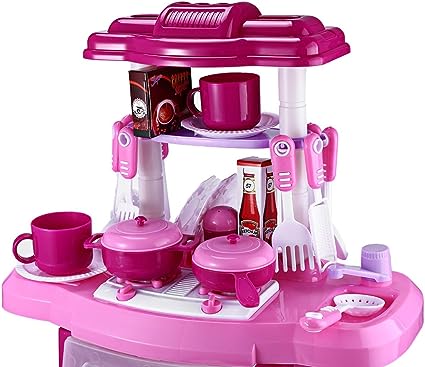 CHILDREN'S KITCHEN WITH ACCESSORIES/مطابخ الأطفال بالإكسسوارات