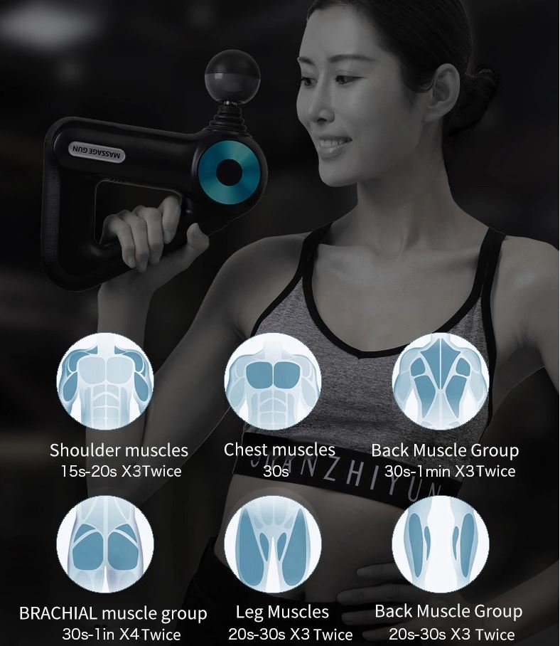 Massage Gun 12 heads / مسدس المساج
