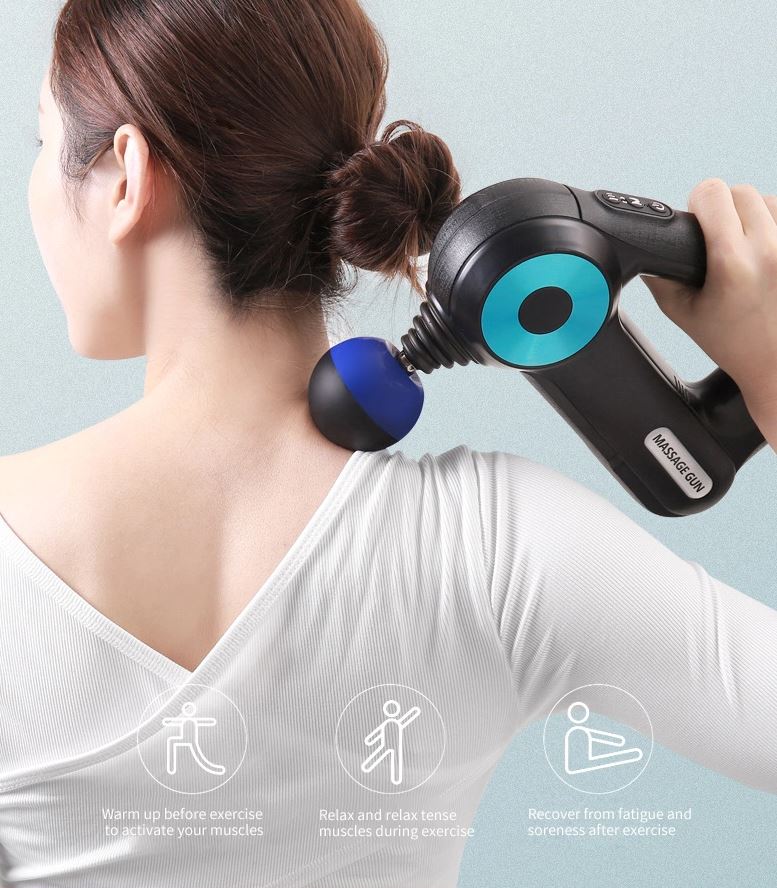 Massage Gun 12 heads / مسدس المساج