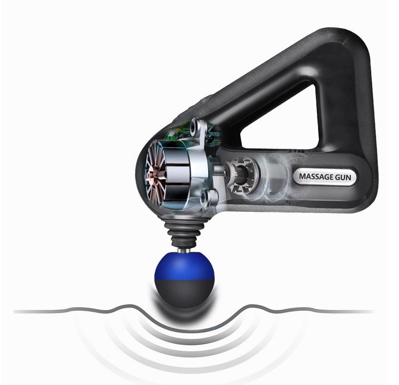 Massage Gun 12 heads / مسدس المساج