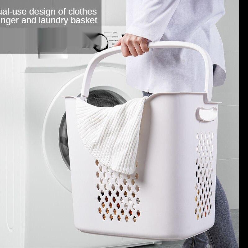 CLOTHES HANGER WITH BASKET / علاقة الملابس مع سلة