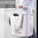 CLOTHES HANGER WITH BASKET / علاقة الملابس مع سلة