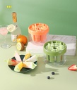 Ice Cream Popsicle Mold 8 Cavity Storage Box/قالب الآيس كريم