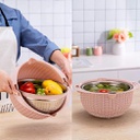STAINLESS STEEL MESH STRAINER / سلة غسيل الخضار والفواكه ستاينلس ستيل