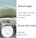 STAINLESS STEEL MESH STRAINER / سلة غسيل الخضار والفواكه ستاينلس ستيل