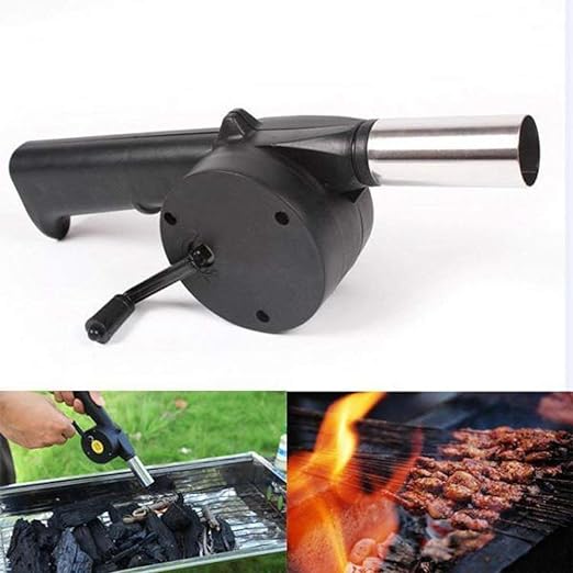 BBQ Hand Crank Air Blower /منفاخ هواء يدوي للشواء