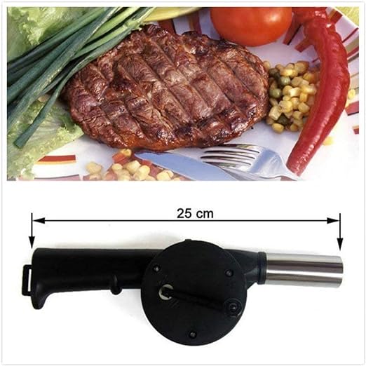 BBQ Hand Crank Air Blower /منفاخ هواء يدوي للشواء