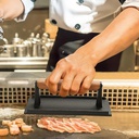 Cast Iron Non Stick Meat Grill Press/ مكواة شواء من الحديد الزهر غير لاصقة