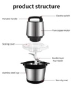 Double-speed Electric Meat Grinder / مفرمة الخضار واللحم 12 لتر
