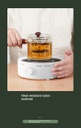 Tea &amp; Coffee Glass-Pot / إبريق شاي وقهوة زجاجي