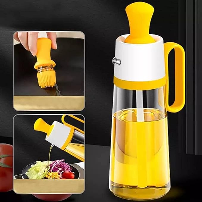 Oil Bottle Dispenser with Brush/موزع زجاجة الزيت مع فرشاة