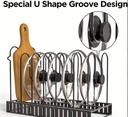 8 Tier pot pan Organizer/ منظم تحت المغسلة