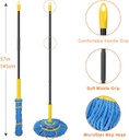 Easy self squeeze magic twist mop/ ممسحة سحرية ذات ضغط ذاتي سهلة