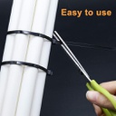 REUSABLE ZIP TIES/ روابط مضغوطة قابلة لإعادة الاستخدام