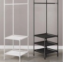 Floor-standing Corner clothing Rack, easy Assembled Shelf/رف الملابس الجانبي