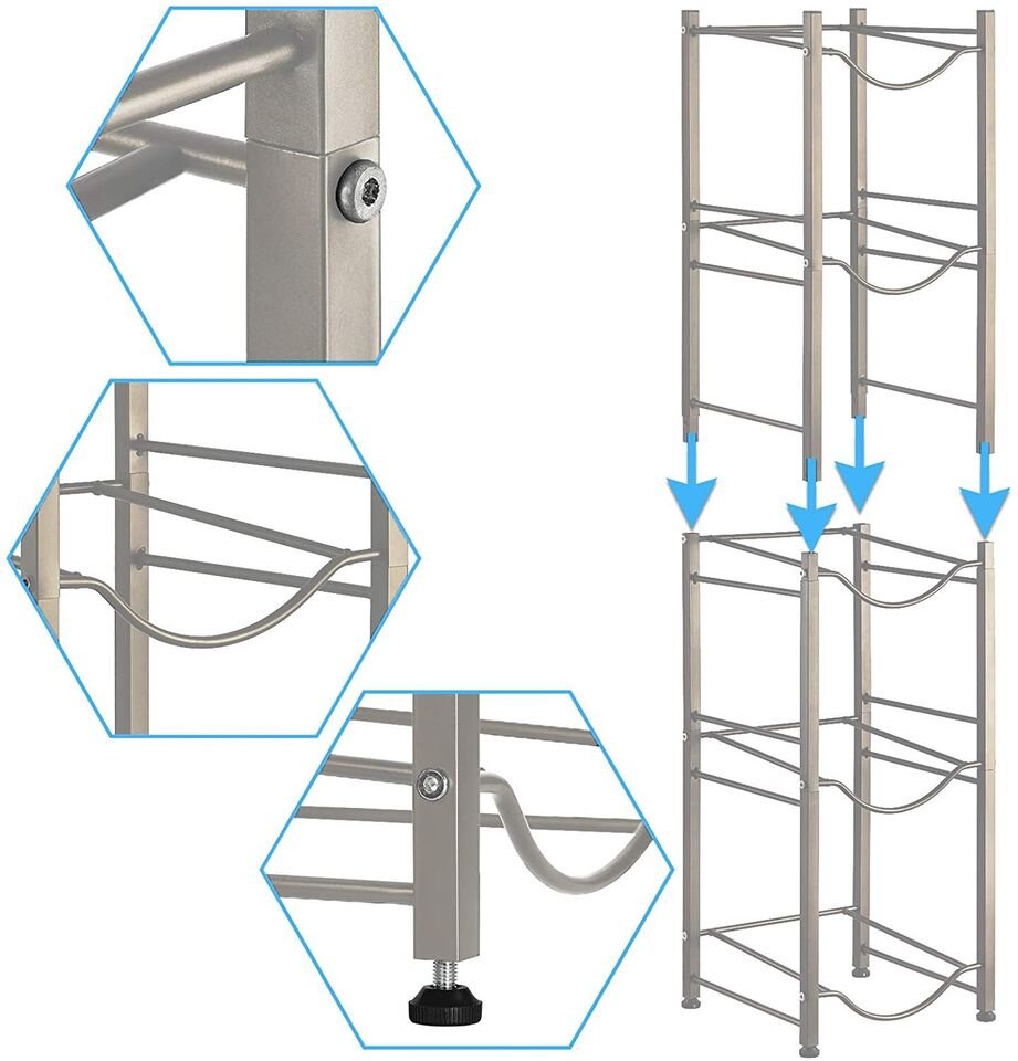 5 WATER BOTTLES HOLDER / ستاند علب المياه 5 طوابق