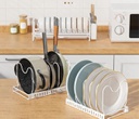 Kitchen Pot Rack Organizer, Cookware Holders 3 layer/ منظم أرفف المطبخ  تحت المغسلة