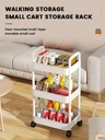 3-Tier Storage Shelve / عربة التنظيم 3 رفوف