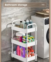 3-Tier Storage Shelve / عربة التنظيم 3 رفوف