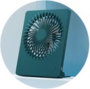 Portable Compact Desktop USB Battery Fan/ مروحة محولة بالشحن