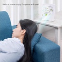 Portable Compact Desktop USB Battery Fan/ مروحة محولة بالشحن