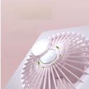Portable Compact Desktop USB Battery Fan/ مروحة محولة بالشحن