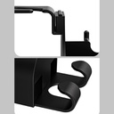 Car headrest seat hook with cup holder
