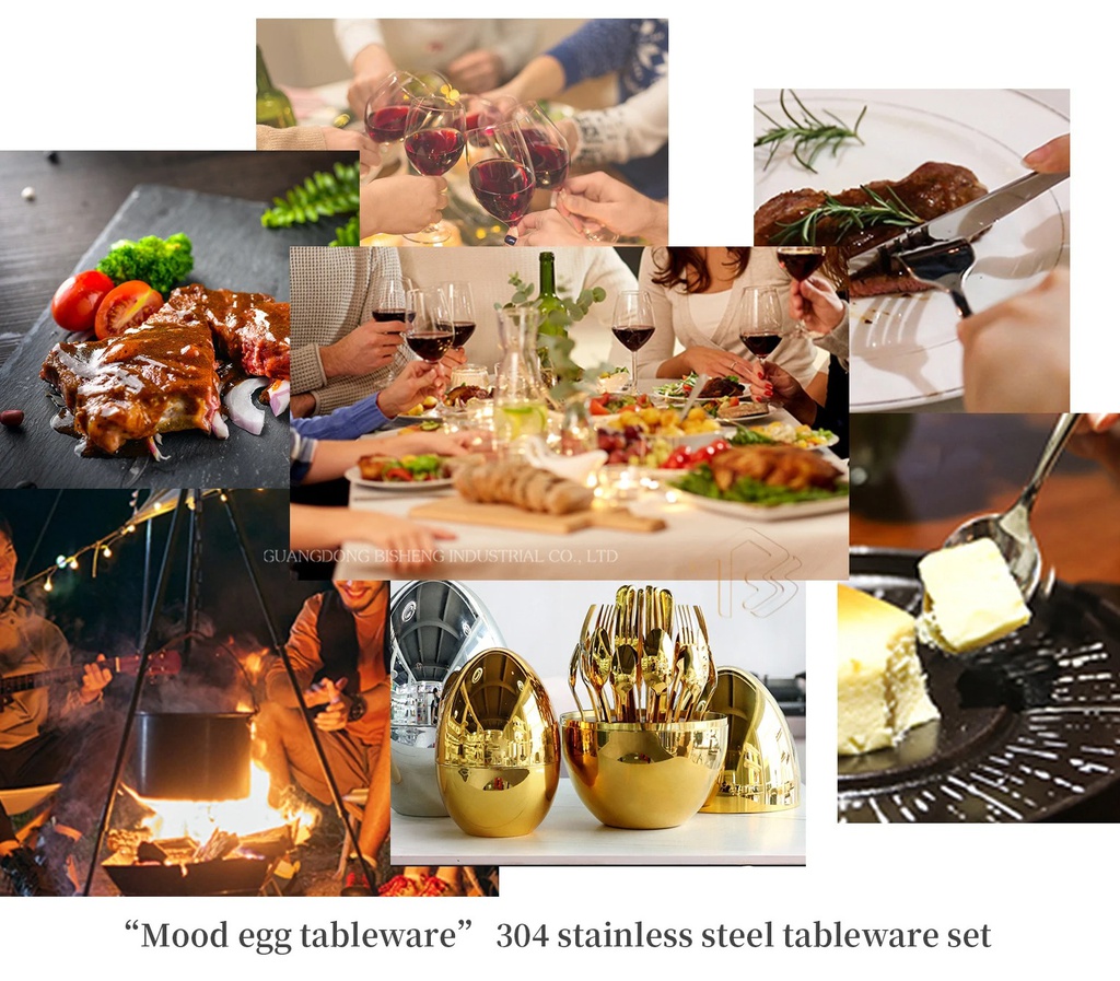 Egg-Shaped Tableware Cutlery Box