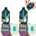 FOLDING MEDICINE ORGANIZER