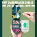 FOLDING MEDICINE ORGANIZER