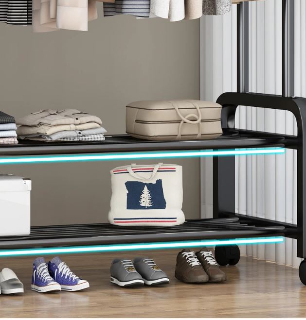 BNO3106-8 Clothes Hanger Stand with wheels / استاند الملابس بعجلات