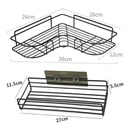 CORNER ORGANIZER FOR BATHROOM / منظم زوايا للحمام
