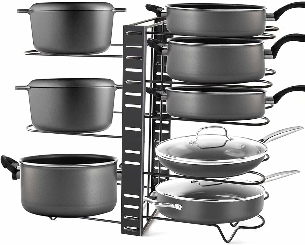 8 Tier pot pan Organizer/ منظم تحت المغسلة