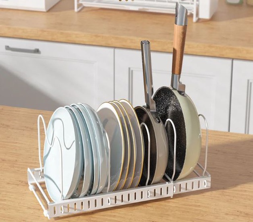 Kitchen Pot Rack Organizer, Cookware Holders 3 layer/ منظم أرفف المطبخ  تحت المغسلة