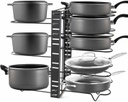8 Tier pot pan Organizer/ منظم تحت المغسلة