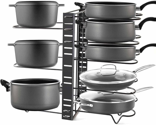8 Tier pot pan Organizer/ منظم تحت المغسلة