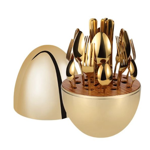 Egg-Shaped Tableware Cutlery Box / صندوق أدوات المائدة على شكل بيضة