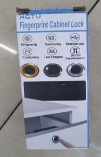 [BNO3112-10] Fingerprint cabinet lock / قفل الخزانة بالبصمة